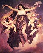 Pedro Americo The Night with the Genii of Study and Love oil painting